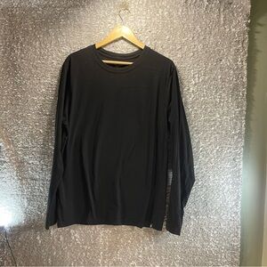 Figs Black Long Sleeve Top